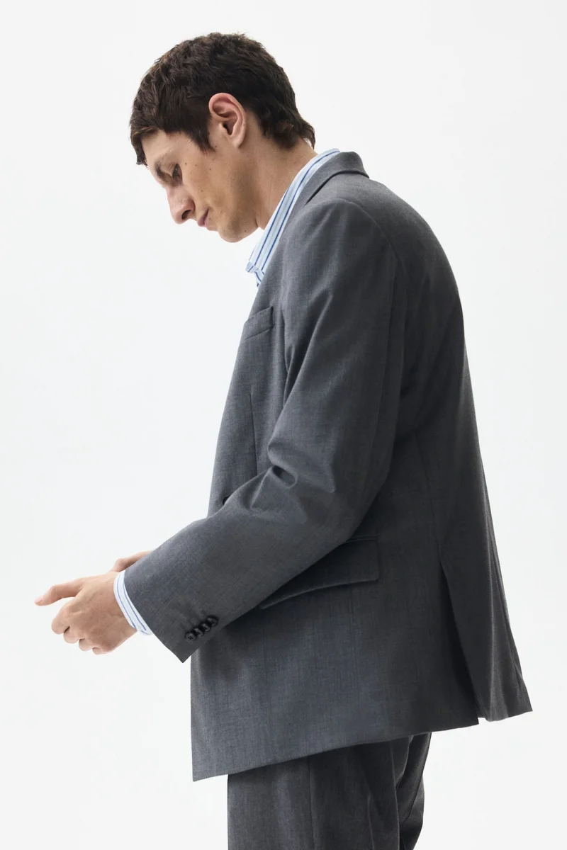 H&M  Relaxed Fit Double-breasted jacket for Men | Best Price UAE